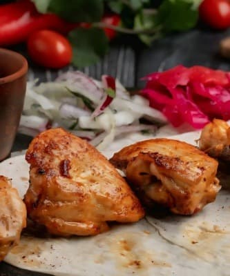 Шашлык из куриного бедра